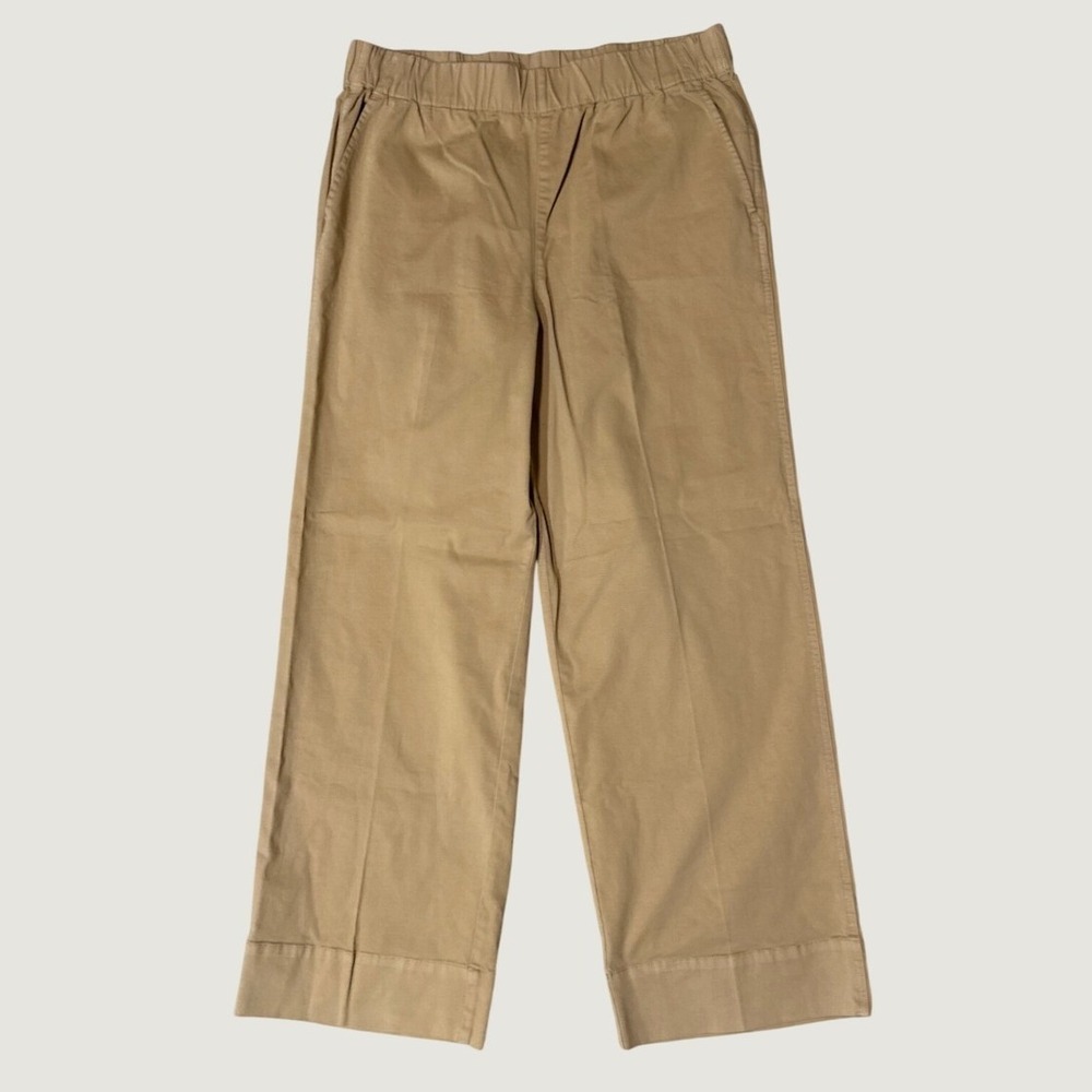 J.Crew Re-Imagined Wide‎ Leg Chino Pants Honey Brown Tall NEW